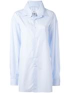 Vetements - 'vetements X Brioni' Oversized Shirt - Women - Cotton - Xs, Women's, Blue, Cotton