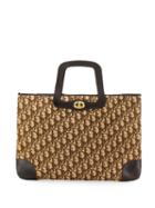 Christian Dior Pre-owned 1990's Jacquard Logo Tote - Neutrals