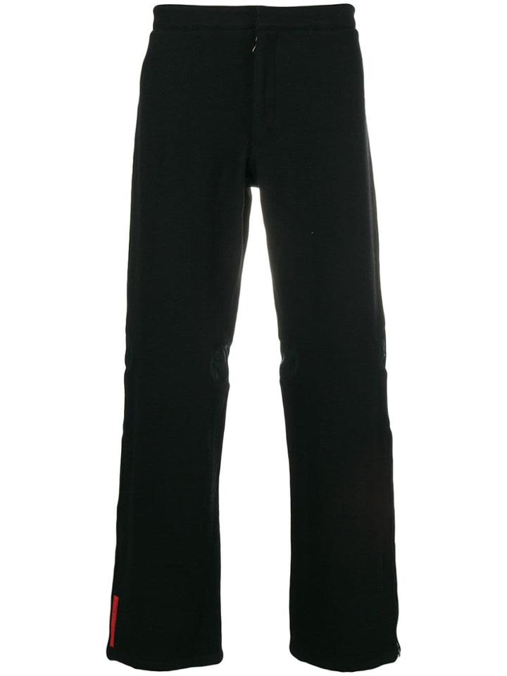Prada Vintage Wide Leg Trousers - Black
