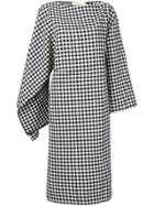 Ports 1961 Asymmetric Gingham Dress - Black