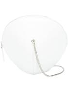 Cédric Charlier - Circular Shaped Crossbody Bag - Women - Calf Leather - One Size, White, Calf Leather