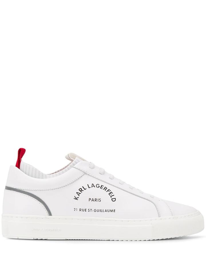 Karl Lagerfeld Kupsole Maison Karl Trainers - White