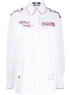 Karl Lagerfeld Tribute Shirt By Sébastien Jondeau - White