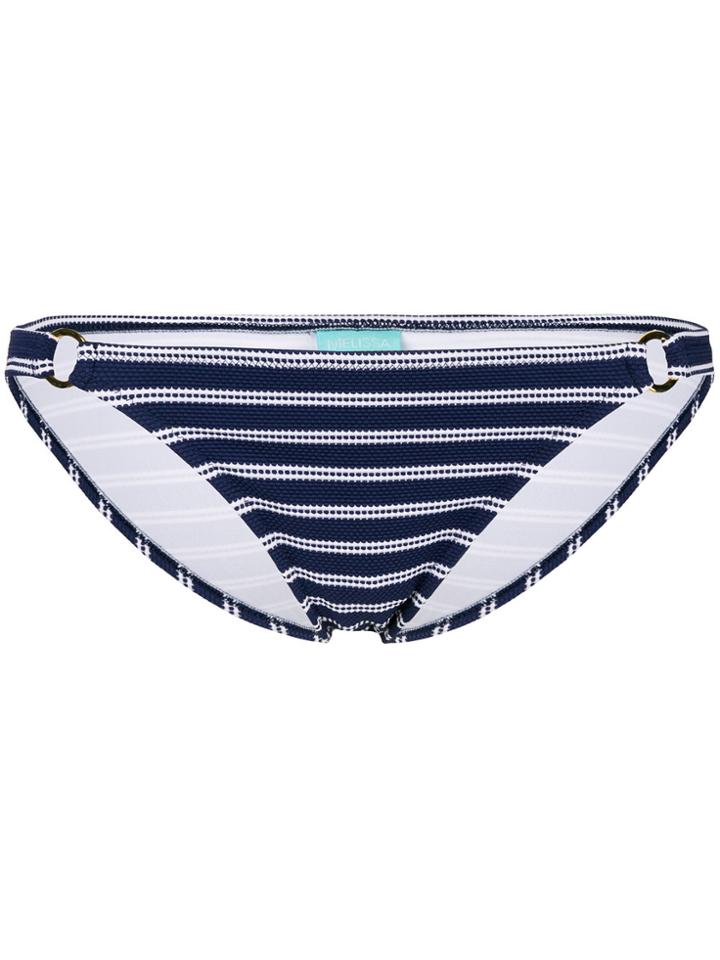 Melissa Odabash Striped Bikini Bottom - Blue