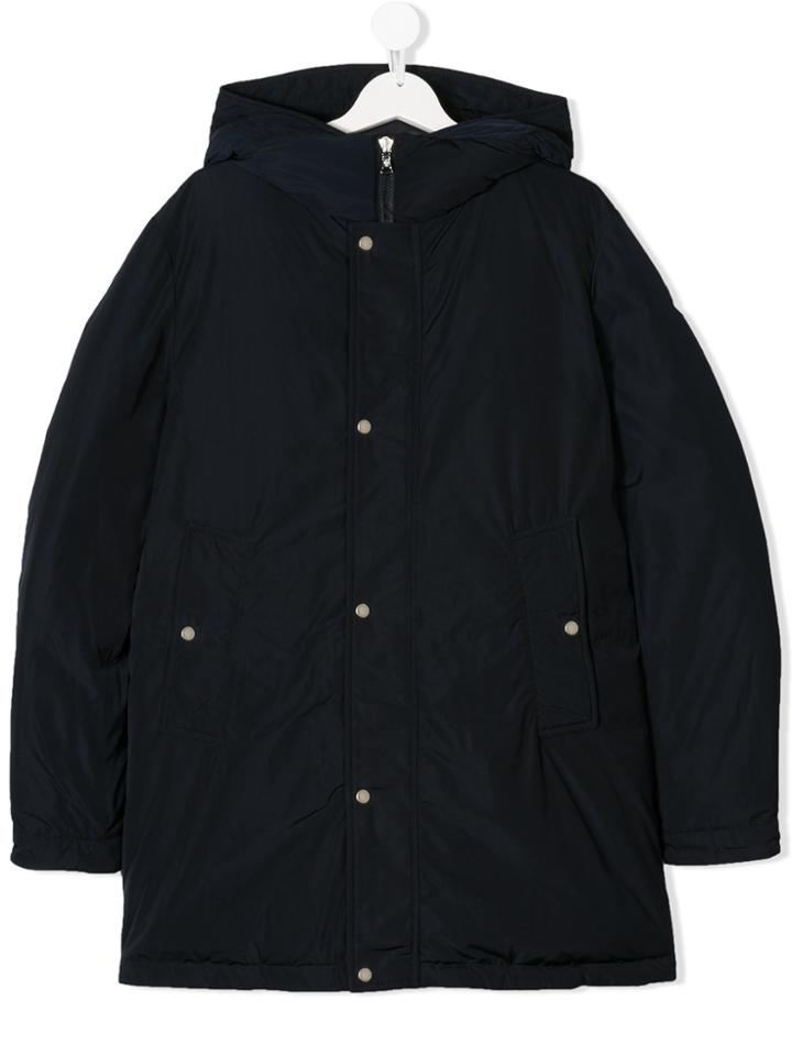 Moncler Kids Teen Padded Coat - Blue