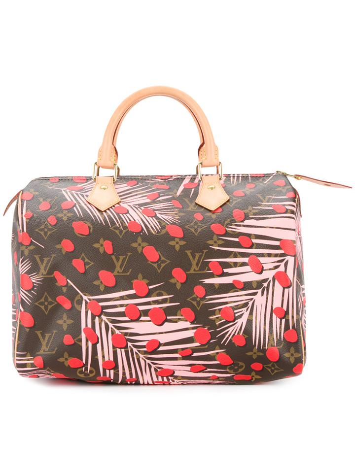 Louis Vuitton Vintage Jungle Dot Speedy 30 Handbag - Brown