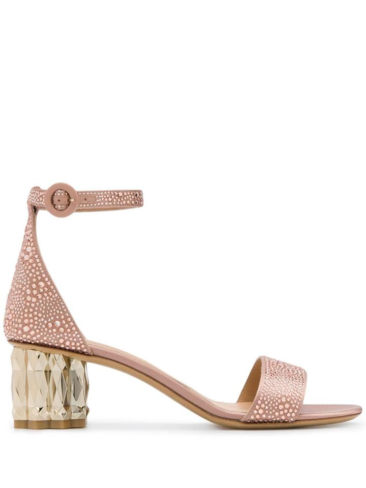 Salvatore Ferragamo Azalea Sandals - Neutrals