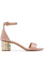 Salvatore Ferragamo Azalea Sandals - Neutrals