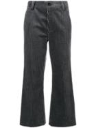 Marc Jacobs Corduroy Cropped Trousers - Grey