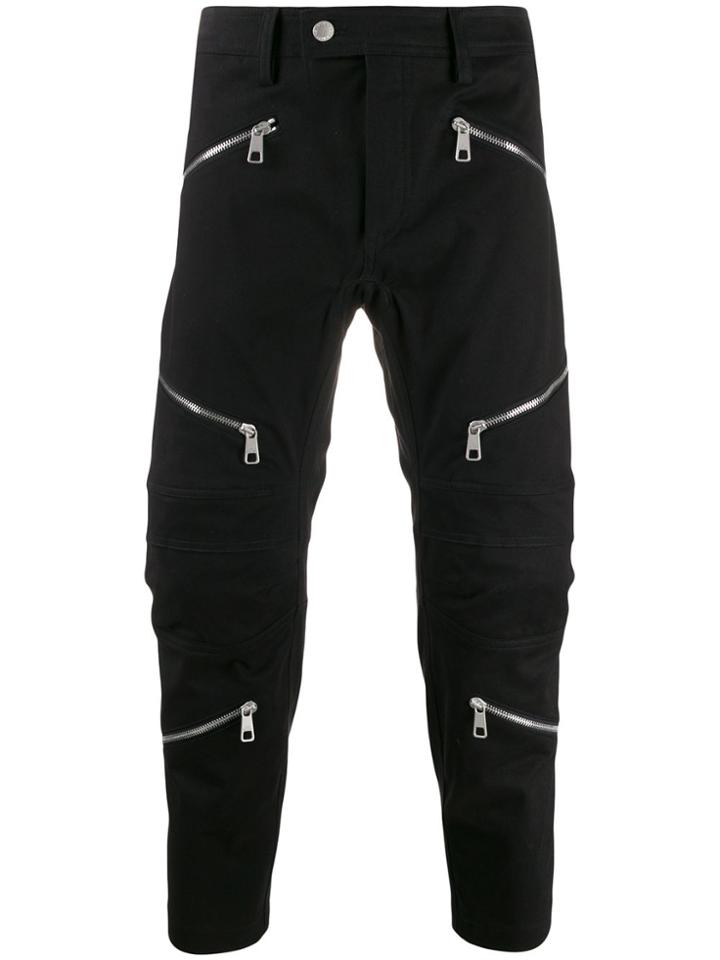 Neil Barrett Motorcross Zipped Trousers - Black
