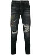 Marcelo Burlon County Of Milan Snake Eagle Skinny Jeans - Black