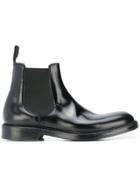 Green George Chelsea Boots - Black