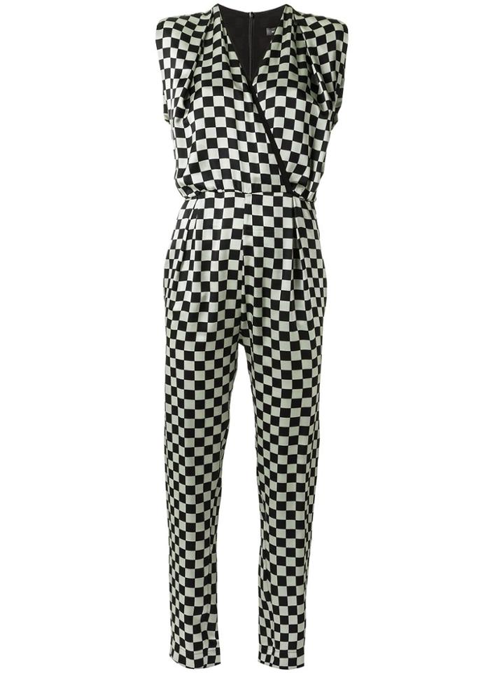 Andrea Marques Silk Jumpsuit - Black