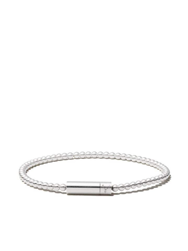 Le Gramme Le 11 Grammes Beads Bracelet - Silver