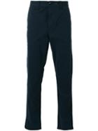 Rag & Bone Straight Trousers, Men's, Size: 34, Blue, Cotton/polyurethane