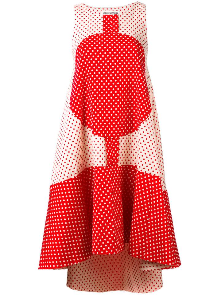 Henrik Vibskov - Lenka Dress - Women - Cotton/polyamide/spandex/elastane - Xs, Red, Cotton/polyamide/spandex/elastane
