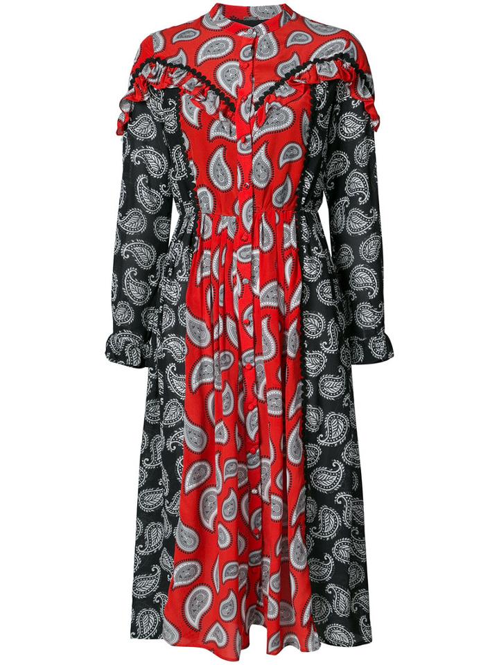 Dodo Bar Or - Mick Dress - Women - Silk - 42, Red, Silk