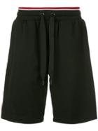 Dolce & Gabbana Side-stripe Drawstring Shorts - Black