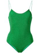 Oseree - Ray Lumiere Swimsuit - Women - Polyamide/polyester/spandex/elastane - M, Green, Polyamide/polyester/spandex/elastane