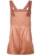 Bottega Veneta Jeweled Playsuit - Pink & Purple