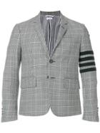 Thom Browne Prince Of Wales Check Heavy Wool Sport Coat - Grey