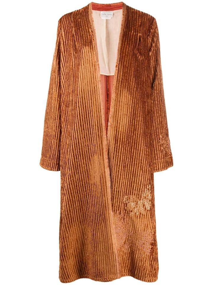 Forte Forte Embroidered Kaftan Coat