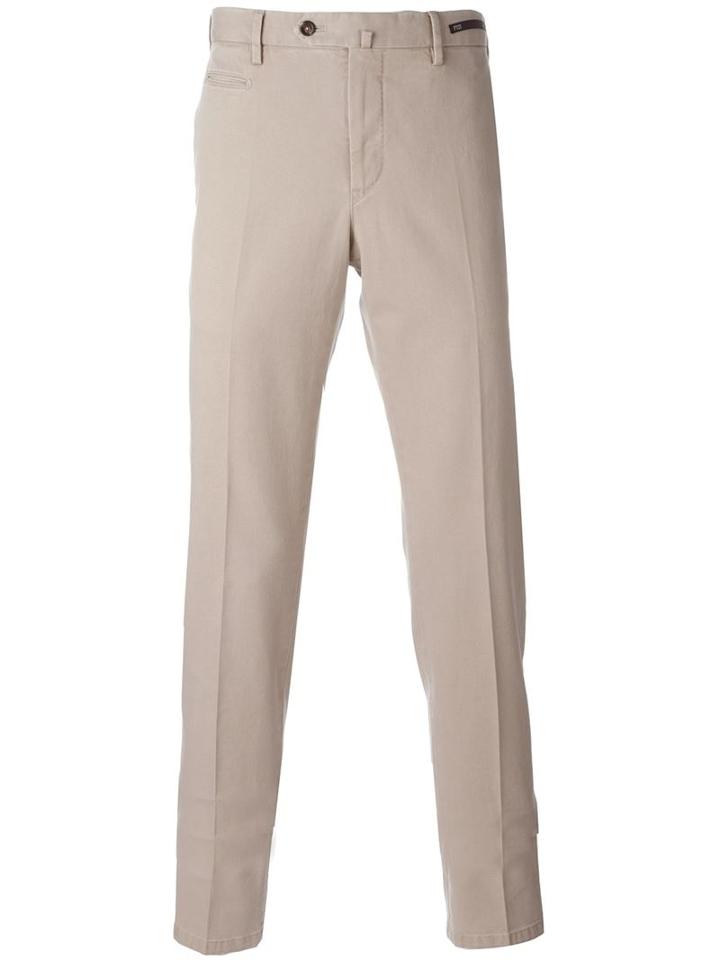 Pt01 Chino Trousers, Men's, Size: 52, Nude/neutrals, Cotton/spandex/elastane
