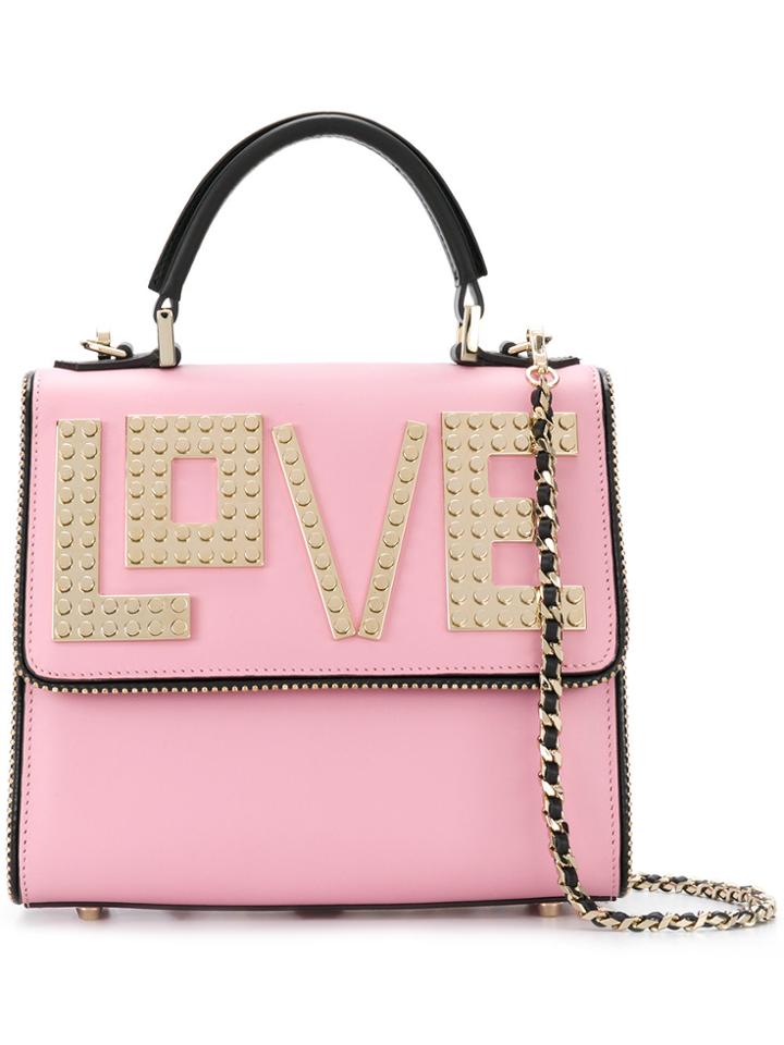 Les Petits Joueurs Mini Alex Eyes Bag - Pink & Purple