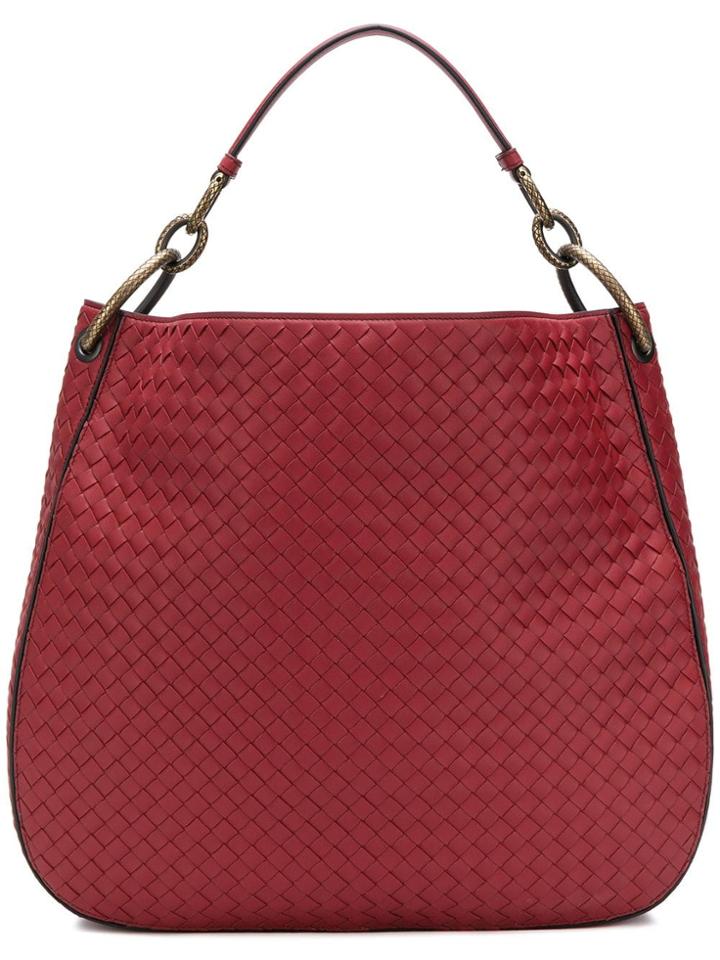 Bottega Veneta Borsa Intr. Na/na/ot. Dark Gold - Red