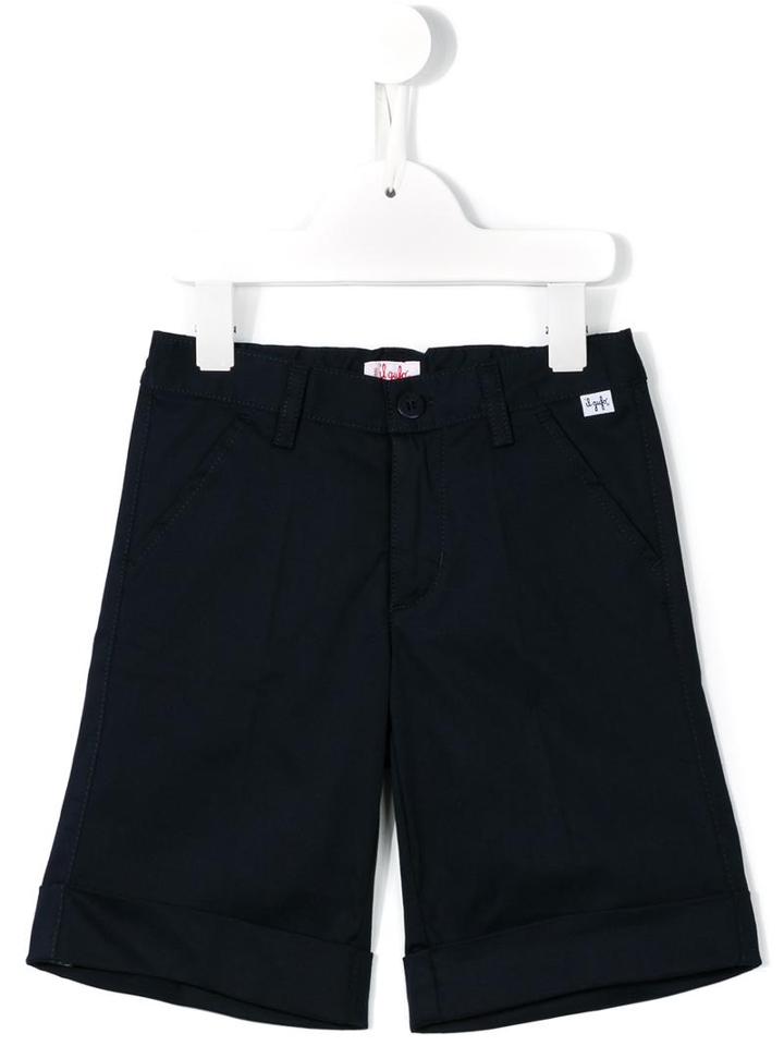 Il Gufo Classic Chino Shorts, Boy's, Size: 6 Yrs, Blue