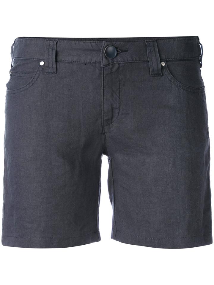 Cargo Shorts - Women - Linen/flax - 26, Blue, Linen/flax, Armani Jeans