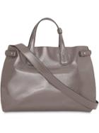 Burberry The Medium Soft Leather Banner - Grey