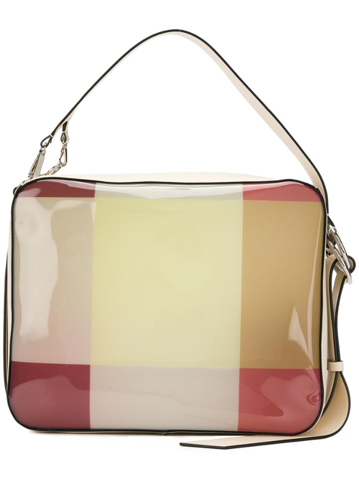 Marni Checked Box Bag - Nude & Neutrals