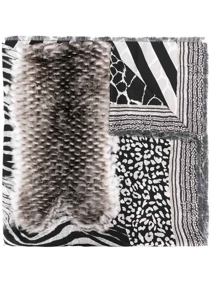 Pierre-louis Mascia Printed Scarf - Black