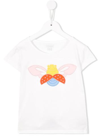 Margherita Kids - Bee Embroidered T-shirt - Kids - Cotton - 3 Yrs, Toddler Girl's, White