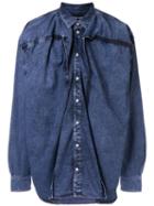 Y/project Draped Front Shirt - Blue