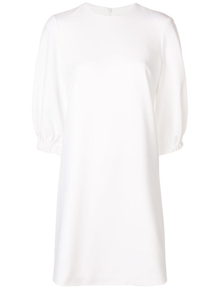 Tibi Structured Crepe Dress - White