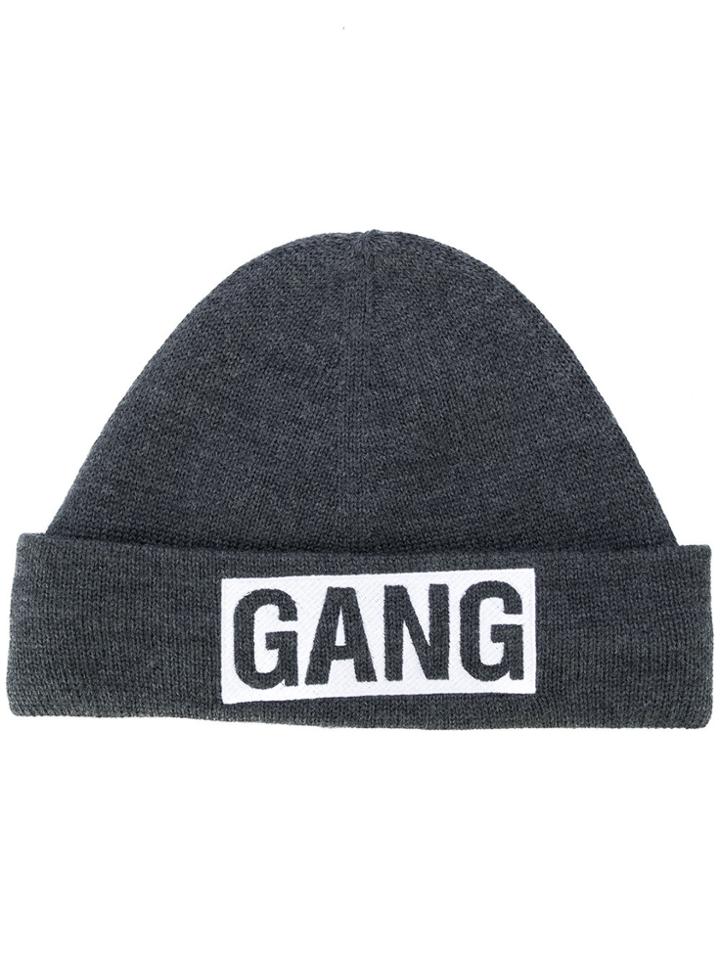 Neil Barrett Gang Beanie - Grey