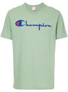 Champion Logo Embroidered T-shirt - Green