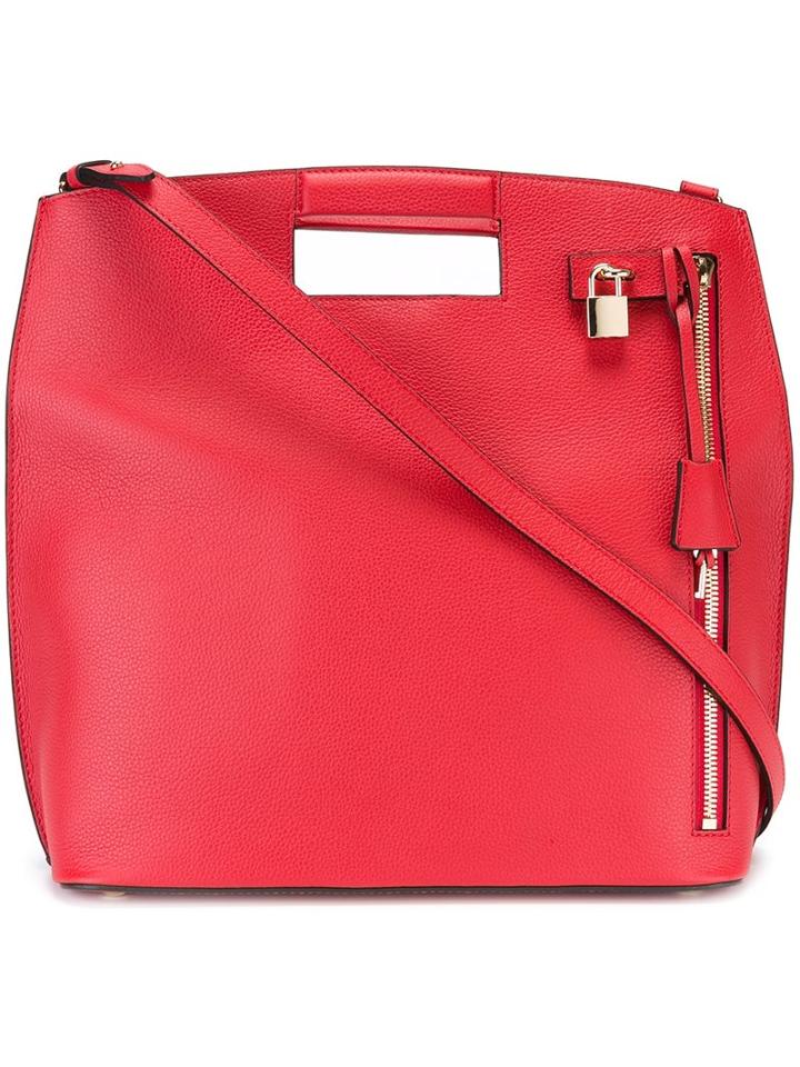 Steffen Schraut Squared Tote Bag, Women's, Red
