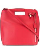 Steffen Schraut Squared Tote Bag, Women's, Red