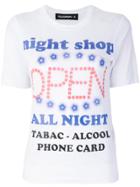 Filles A Papa Night Shop T-shirt - White