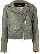 Diesel L-sery Leather Jacket - Green