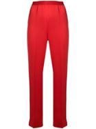 Maison Margiela High Waisted Trousers - Red