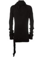 Unravel Project Ribbed Oversized Sweatshirt, Men's, Size: Xs, Black, Cotton/cashmere