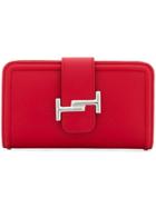 Tod's Double T Medium Wallet - Red
