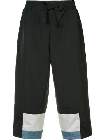 Iise Cropped Trousers, Men's, Size: Medium, Black, Nylon/polyester