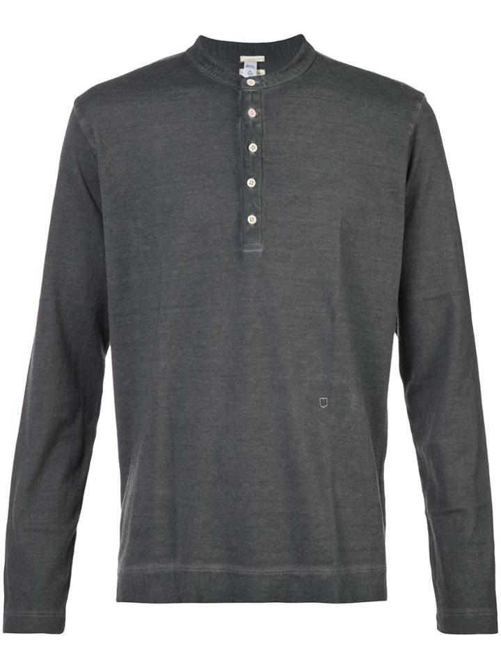 Massimo Alba Henley T-shirt - Grey