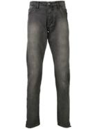 Rhude Stonewashed Regular Jeans - Grey