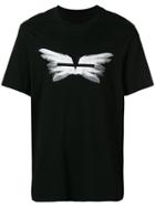 Julius Wings Print T-shirt - Black
